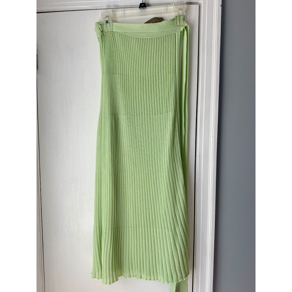 NWT J.Crew Pleated Wrap Midi Skirt